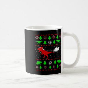 Mug T-shirt de Noël moche dinosaure pour adultes enfan