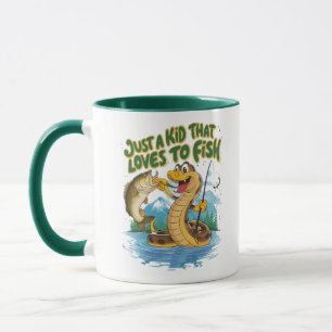 Mug T-shirt de serpent et de poisson
