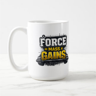 Mug T-shirt drôle de gym pour ingénieur Force Gains de