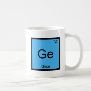 Mug T-Shirt drôle symbole d'élément de chimie Ge - Gli