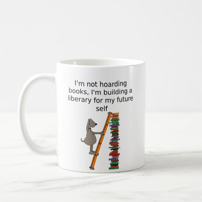 Mug T-shirt drôle - Un must pour les bibliophiles (Gauche)