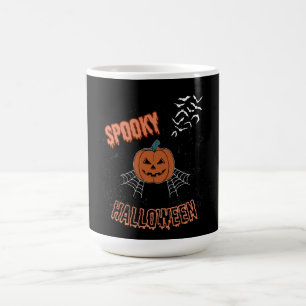 Mug T-shirt Halloween effrayant, joli tee-shirt de sai