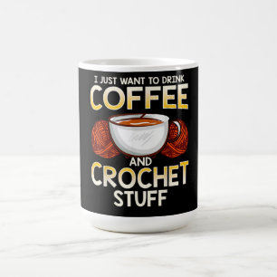 Mug T-shirt Knitter Crochet Café Et Amant
