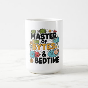 Mug T-shirt Maître d'octets et Papa de l'heure du couc
