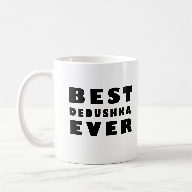 Mug T-shirt meilleur dedushka (Gauche)