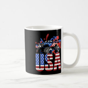 Mug T-shirt Monster Truck pour tout-petit garçon drape
