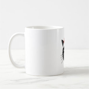 Mug T-Shirt Noël Amateur de Chat Santa Mignon Hommes F