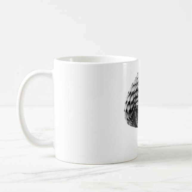 Mug T-shirt Pangolin Love - Protéger les espèces en vo (Gauche)