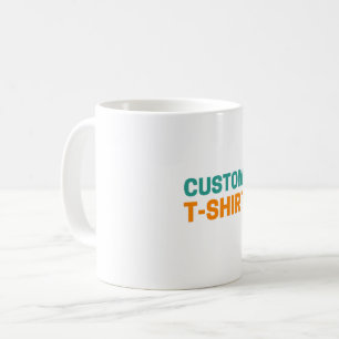 Mug T-Shirt personnalisé - Conception personnalisée, u