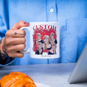Mug T-shirt personnalisé de rap bootleg des années 90