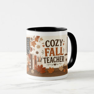 Mug T-shirt pour enseignant d'automne confortable – Ca
