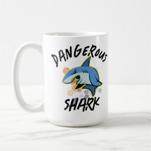 Mug T-shirt requin DANGEREUX