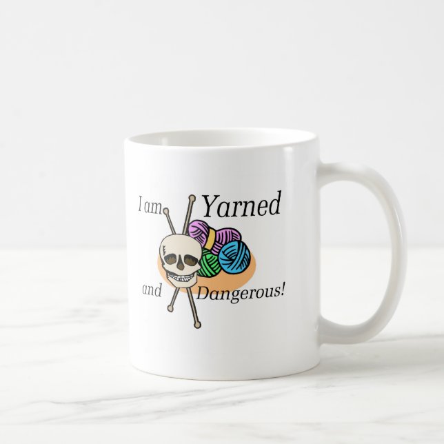 Mug T-shirts et cadeaux harnais et dangereux. (Droite)