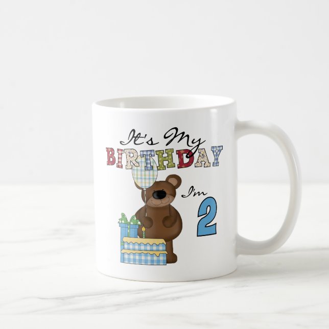 Mug T-shirts et cadeaux pour le 2e anniversaire de Boy (Droite)