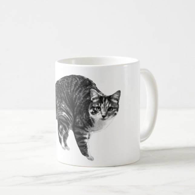 Mug Tabby Glow par Winter Window (Devant droit)