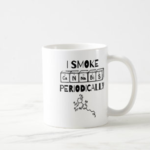 Mug Table périodique de la science du jour de stoner d