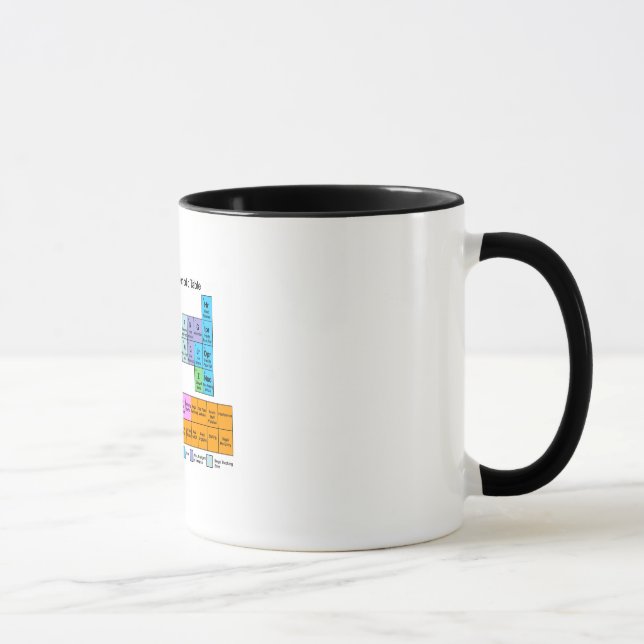 Mug Tableau périodique de Derby de rouleau (Droite)
