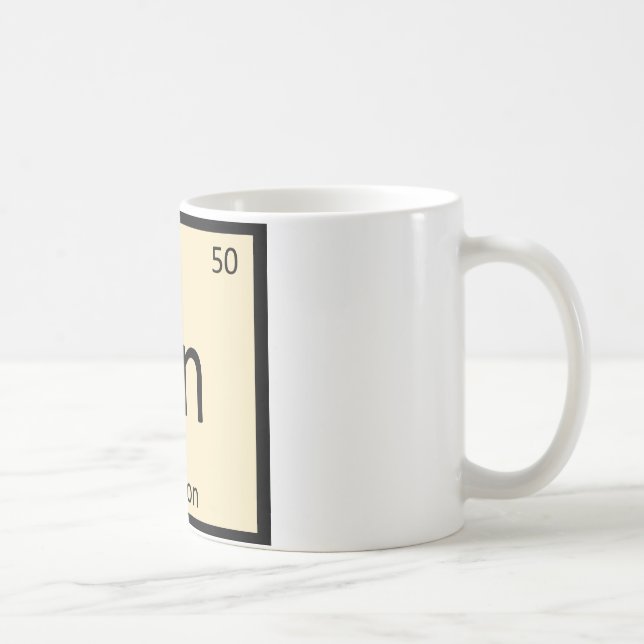 Mug Tableau périodique de la chimie du fromage Stilton (Droite)
