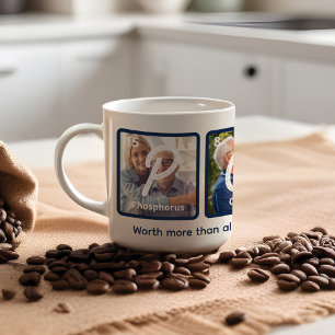 Mug Tableau périodique éléments de Fête des pères joye