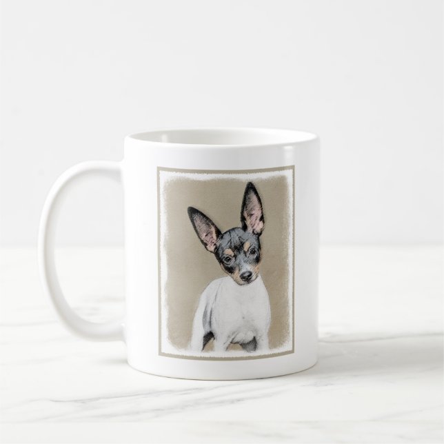 Mug Tableau Rat Terrier - Cute Original Chien Art (Gauche)