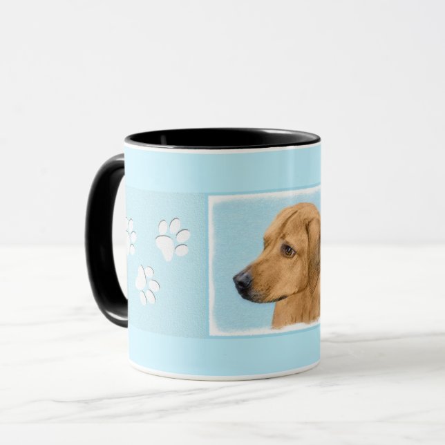 Mug Tableau Rhodesian Ridgeback - Art Chien original (Devant gauche)