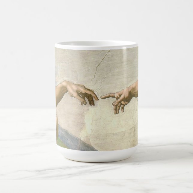 Mug Tableau vintage Michelangelo, Impression Antique (Centre)