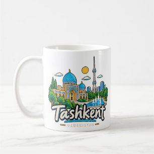 Mug Tachkent Ouzbékistan Art de Voyage Monument Histor