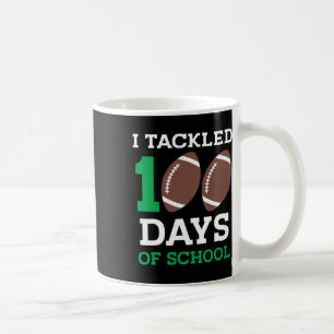 Mug Tackled 100 Days School 100th Day Football Student