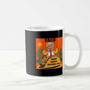 Mug Taco de dessin animé - Trump se dégonfle toujours