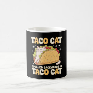 Mug Tacocat Épelé à l'envers Taco Cat Mexicain