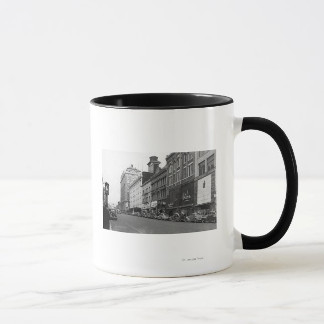 Mug Tacoma, WA Vue de Broadway regardant vers le nord (Droite)