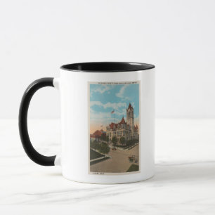 Mug Tacoma, WA - Vue du tribunal du comté de Pierce