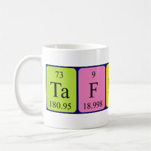Mug Taffryn périodique nom de table taffryn