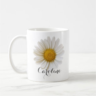 Mug Taille blanche unique avec nom personnalisé