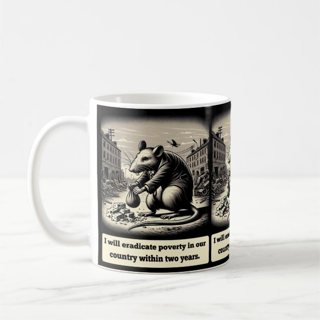 Mug Tails De Schéma : L'Homme Politique Du Rat Qui Con (Gauche)