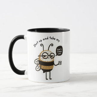 Mug Tais-toi et prends la carte des genoux de mon abei