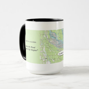 Mug Talkeetna Alaska extrémité de la route