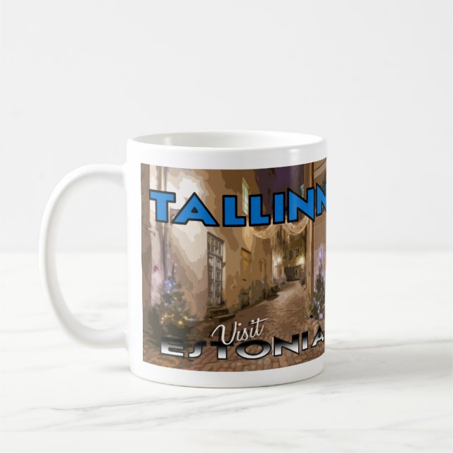 Mug Tallinn, Visite Estonie I Love (Gauche)