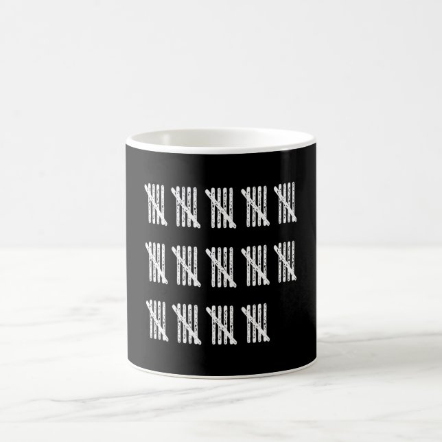 Mug TALLY SHEET 70 Birthday Gift Board Gamer Dad (Centre)