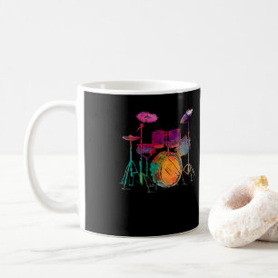 Mug Tambour à tambour à tambour de type couleur d'ea