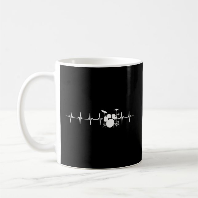 Mug Tambours battement de coeur pour tambours percussi (Gauche)