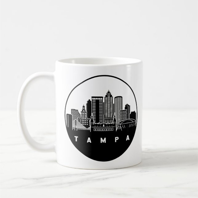 Mug Tampa Florida Skyline (Gauche)