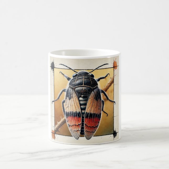 Mug Tanaocerus insect 050824IREF235 - Watercolor (Centre)