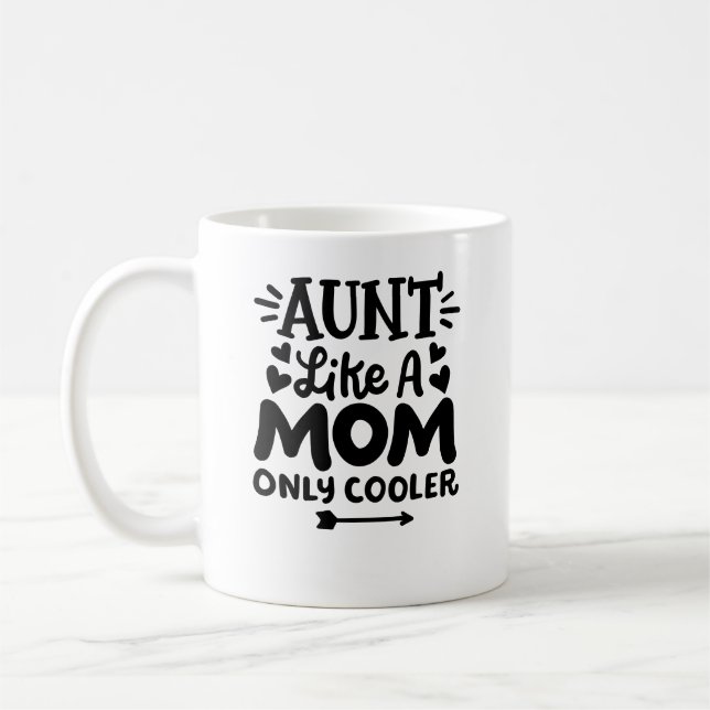 Mug "Tante, comme une mère seulement glacière" (Gauche)