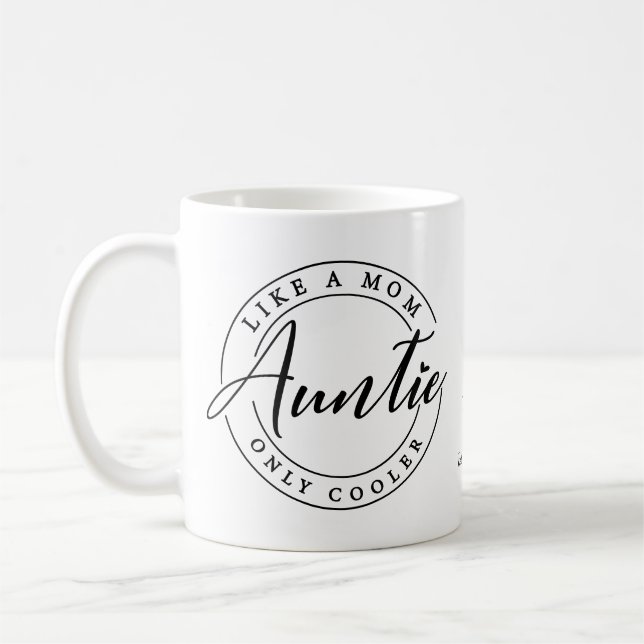 Mug Tante Cool personnalisée (Gauche)
