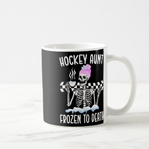 Mug Tante de hockey Joueuse de hockey sur glace gelée