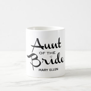 Mug Tante de la mariée personnalisée