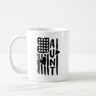 Mug Tante du drapeau patriotique américain