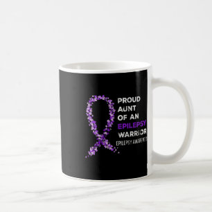 Mug Tante fière d'un guerrier de l'épilepsie Sensibili