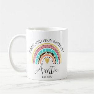 Mug Tante personnalisée, promue de Bestie à Aunti